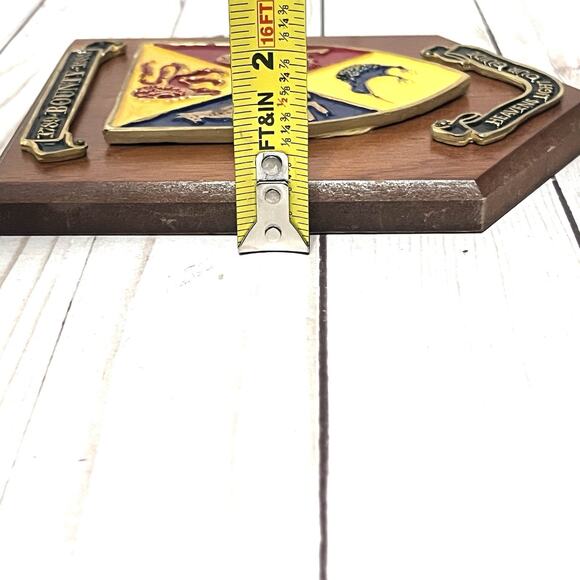 HMS Bounty 1789 Ship Crest Wood Plaque Coat of Arms Mutiny on the Bounty - Picture 8 of 8